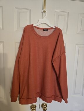 Heimish USA Relaxed Crewneck Sweatshirt - Rust